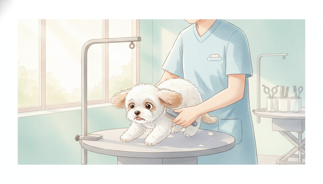 犬がトリミングを嫌がる5つの主な原因